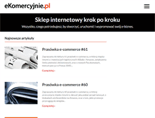 Tablet Screenshot of ekomercyjnie.pl